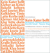 Kein Kater bellt- Ilka Raupach . Hildegard Skowasch Roswitha Schaab . Susanne Ring